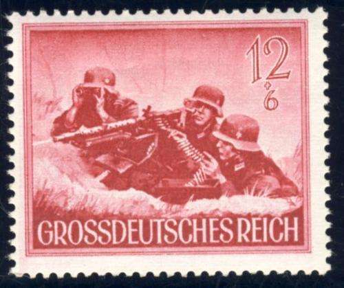 Germany - 1944, Stamp, Heroes Memorial Day 12 + 6 pf, MNH