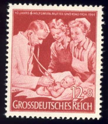 Germany - 1944, Mother and Child, MLH, 12+8