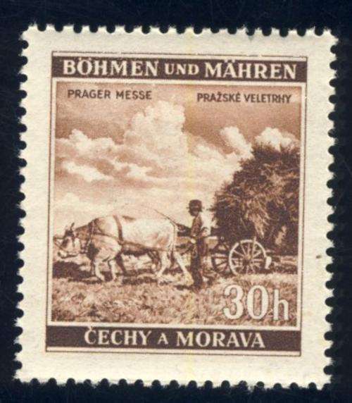 Germany - 1941, 30 Heller Prague Fair Stamp, MNH, Bohemia and Moravia