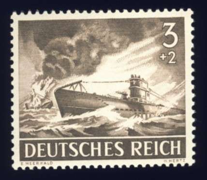 Germany - 1943, Stamp,  Armed Forces + Heroes Day 3 + 2 pf, MNH