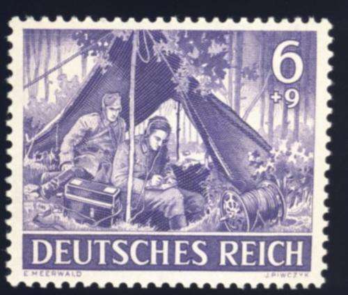 Germany - 1943, Stamp,  Armed Forces + Heroes Day 6 + 9 pf, MNH