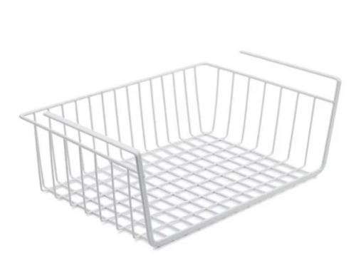 Hanging storage baskets - white