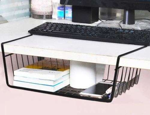 Hanging storage baskets - white