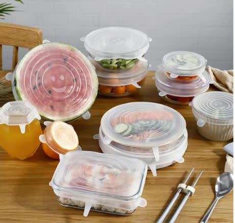 silicone lids set of 6!!!!!