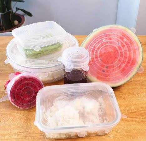 silicone lids set of 6!!!!!