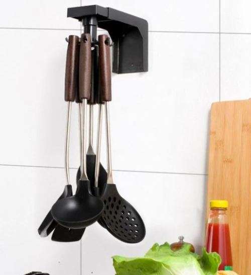 Multipurpose swivel rotating hook for kitchen or bathroom