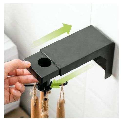 Multipurpose swivel rotating hook for kitchen or bathroom