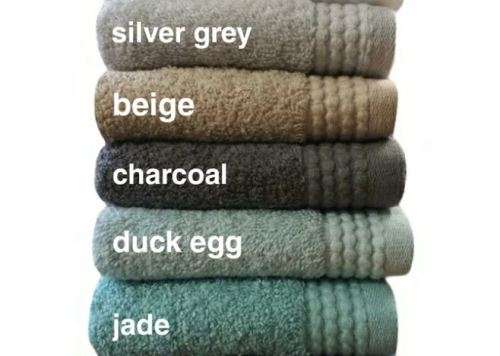 600gsm Hotel collection guest towels 30x50cm - Charcoal