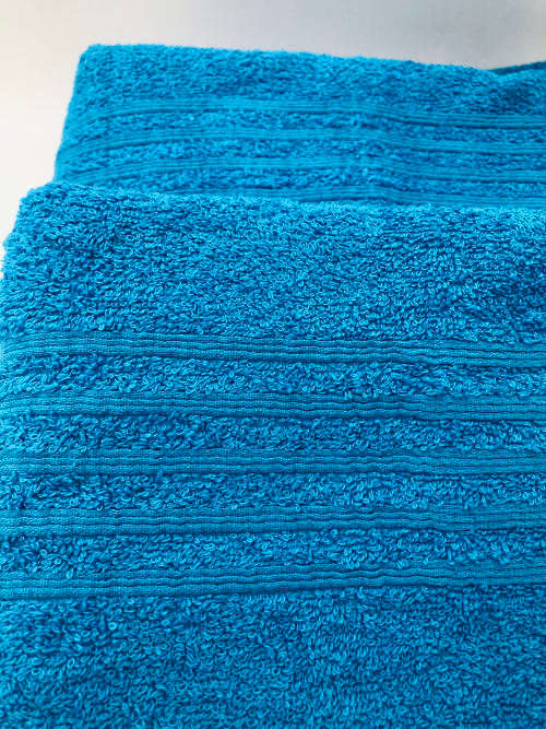 Bath towel 100% cotton 70x130cm - aegean blue