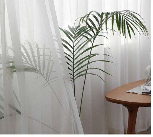 Plain white voile curtains - hook or rod 5mx2.3m - bargain! bargain! bargain!