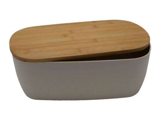 Bamboo Bread Bin 35x20x12.5cm