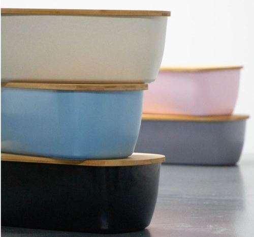 Bamboo Bread Bin 35x20x12.5cm