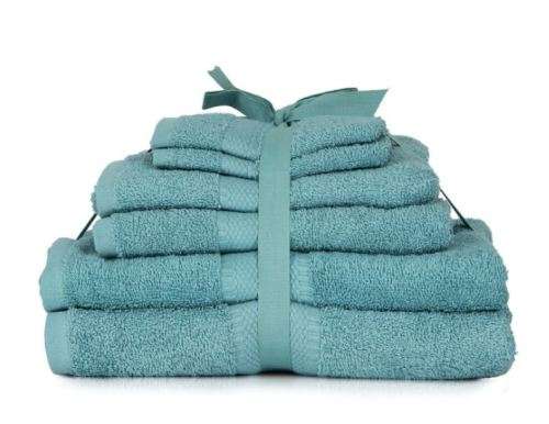 Bath towel set (2 face cloths, 2 hand towels, 2 bath towels) - 6 pack 100%cotton