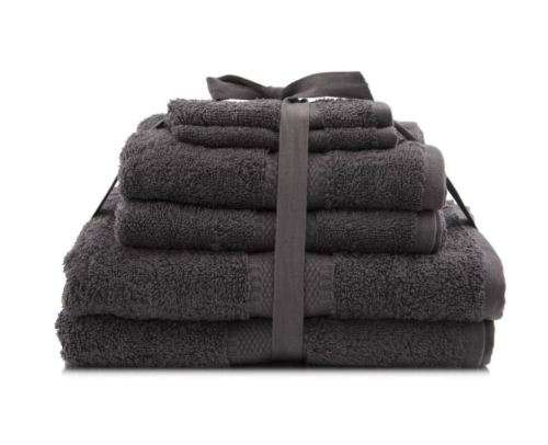 Bath towel set (2 face cloths, 2 hand towels, 2 bath towels) - 6 pack 100%cotton