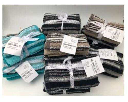 Guest Towel Set 100% Cotton - 3 Pack