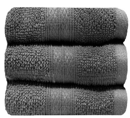Guest towels 100% cotton 30x50cm 450gsm - 3 pack