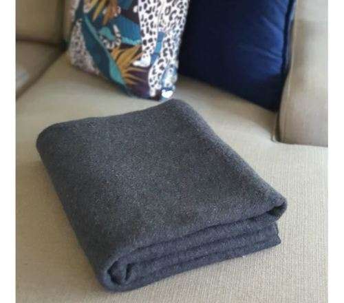 Wool blanket 150cmx200cm - Charcoal Grey