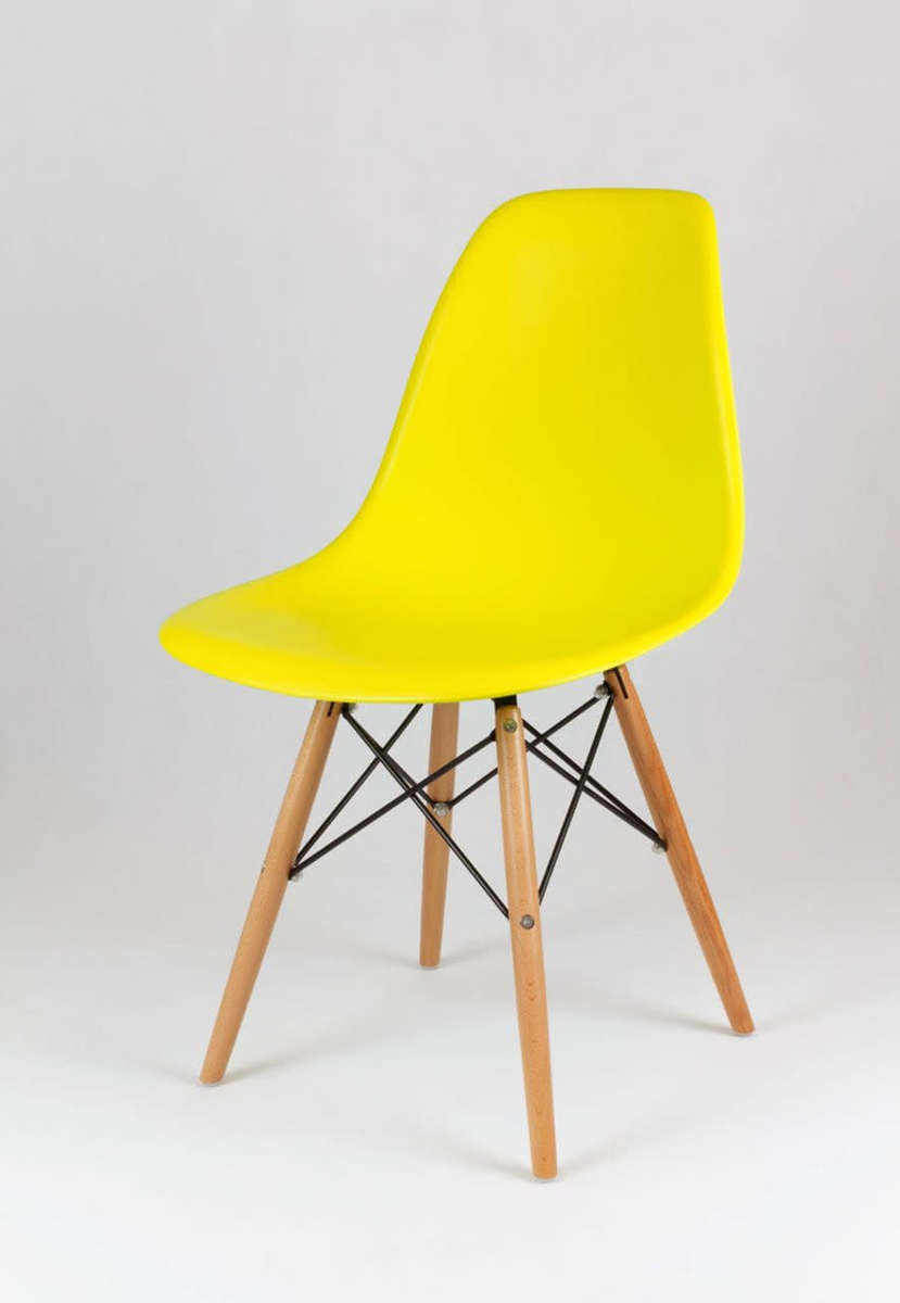 Chairs - Set of 4 ***NEW***Various colours - Red, Yellow, Grey, Black, White - Beechwood Legs