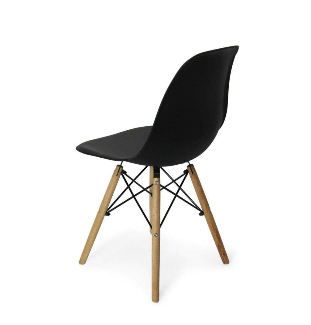 Chairs - Set of 4 ***NEW***Various colours - Red, Yellow, Grey, Black, White - Beechwood Legs