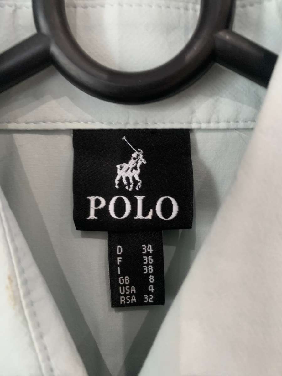 Polo shirt blue/grey - M/UK10/SA34