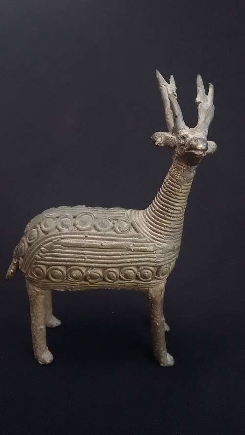 Decorative metal deer made in India