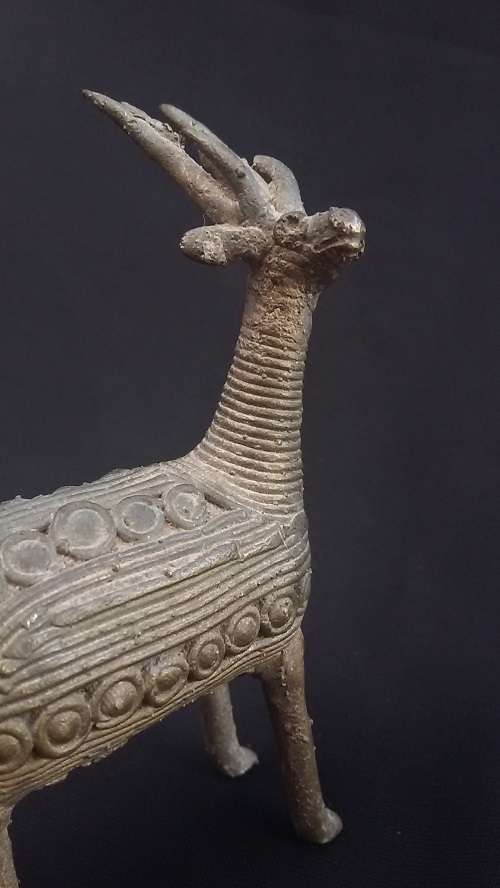 Decorative metal deer made in India