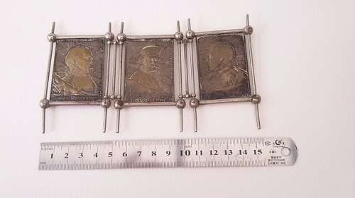 Brass Plaques commemorating the German Empire (Bismarc, Kaiser...)