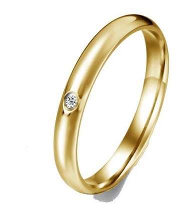 Gold Stainless Steel band. Sizes 9