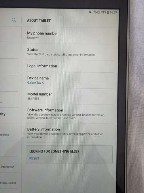 Samsung Galaxy Tab A with pen