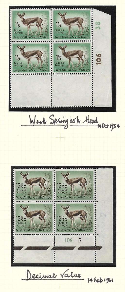 UNION 3rd DEFINITIVE  CONTROL BLOCKS-RARE ACCUMULATION