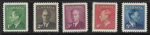 CANADA - MINT STAMPS  NO 4                         SINGLES/STRIPS/PANES