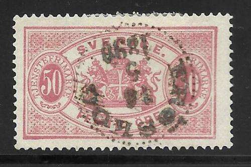 SWEDEN 1874 OFFICIALS