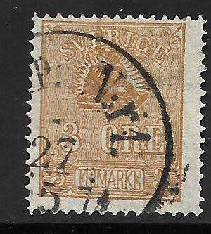 SWEDEN 1858 HIGH VALUE