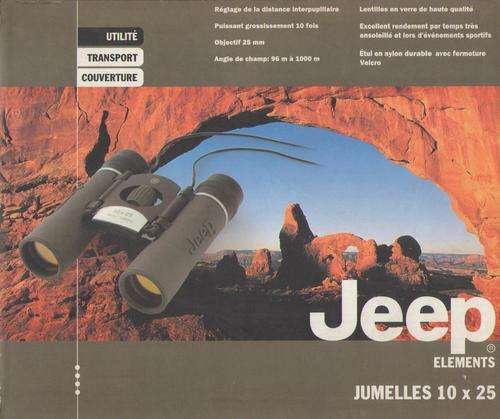 Jeep Elements Jumelles binoculars 10 x 25