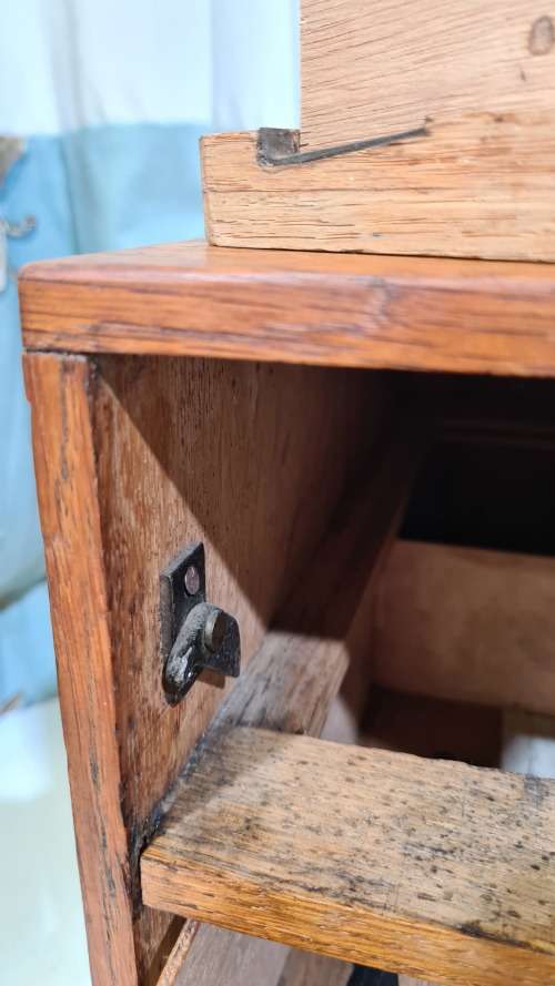 Antique 6 Drawer Library Card Unit