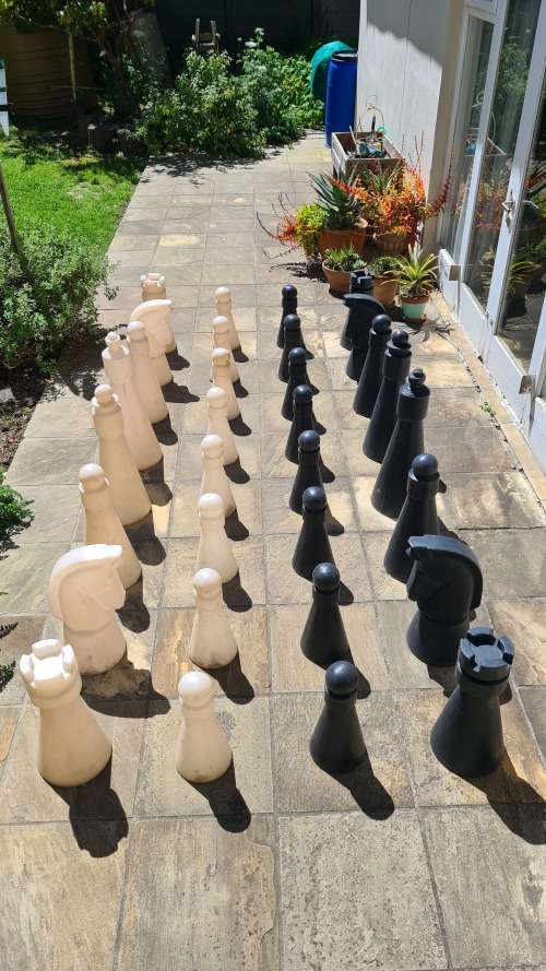 Giant Garden Chess Set