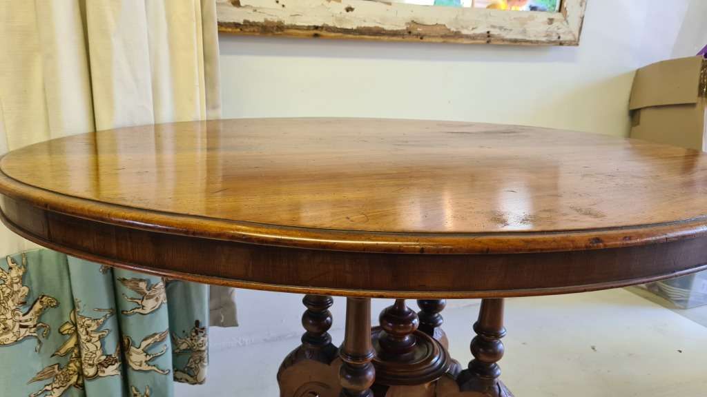 Victorian Oval Hall Table