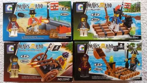 144 pcs Pirates Raid Set !!! Lego Compatible!!