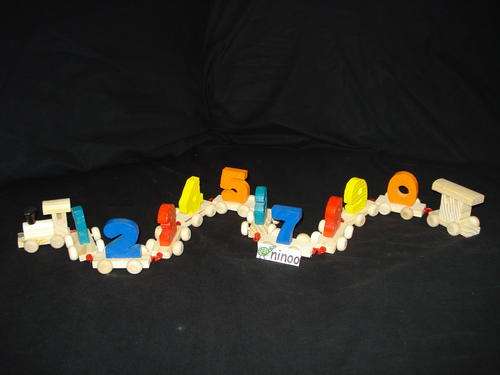 Wooden Numbers Train!!!!