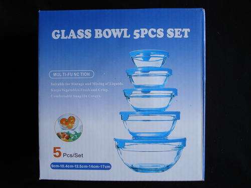 5 pc Glass Bowl Set!!!