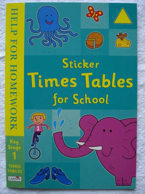 Sticker Times Tables for School