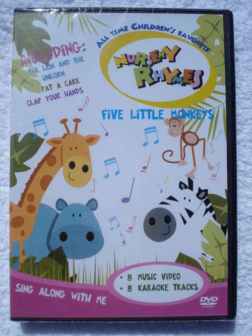 Nursery Rhymes Music Video + Karaoke Tracks!!! Includes Five Little Monkeys & Others!!