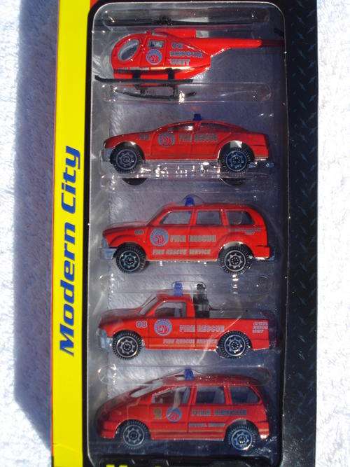 Modern City - 5pc Metal Emergency Vehicles Set!!!