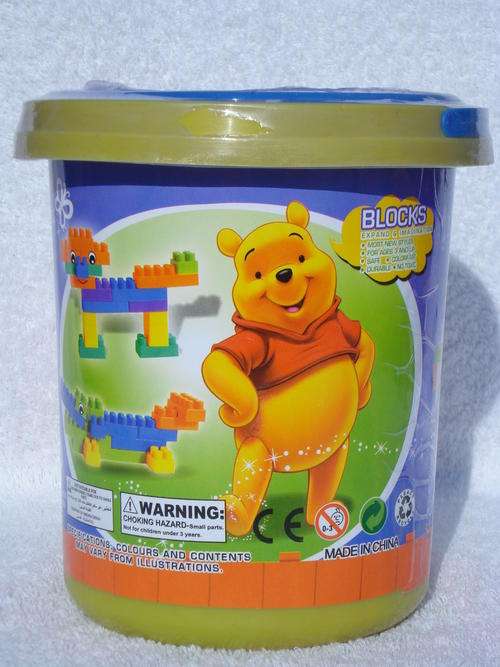 Winnie the Pooh Blocks Bucket - 40pcs!!