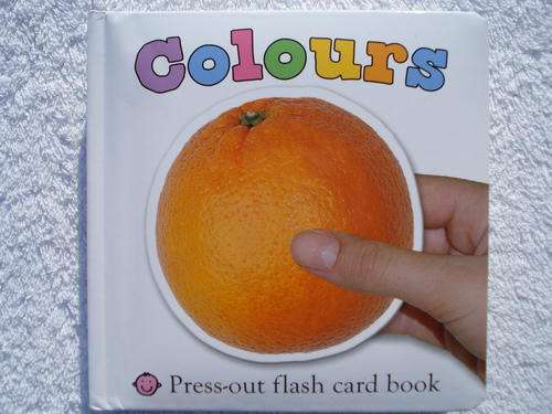 Colours - Press-out flash card book!!!