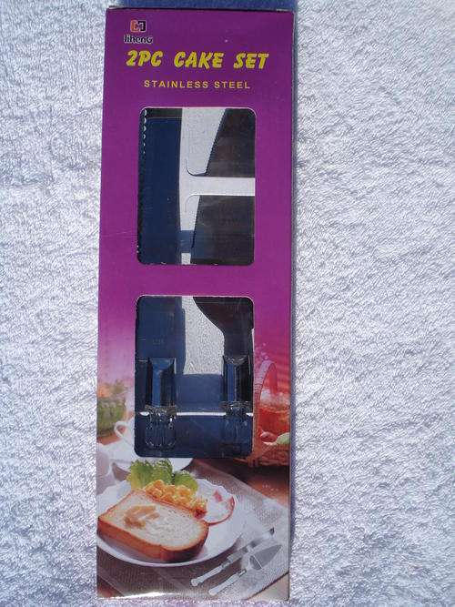 2 Piece Stainless Steel Cake Set!!!