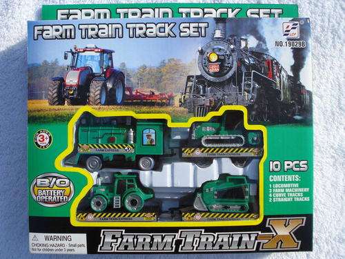 Farm Train Track Playset!!