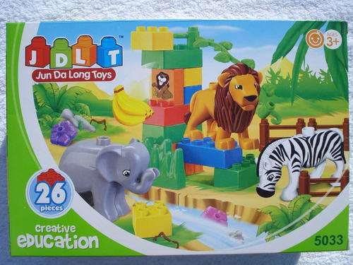 Lego Style 'Jungle' Building Blocks!!! **NEW**!!