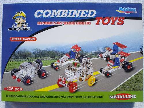 Meccano Style - Super Racing Cars Set!!! (236pcs!!)**NEW**