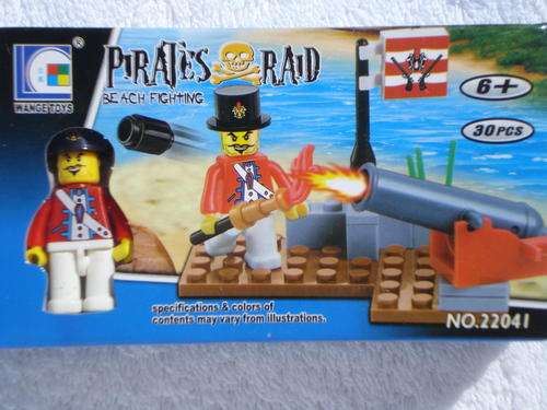 Lego Style Blocks - Pirates Raid: Beach Fighting!! (30pcs!!)